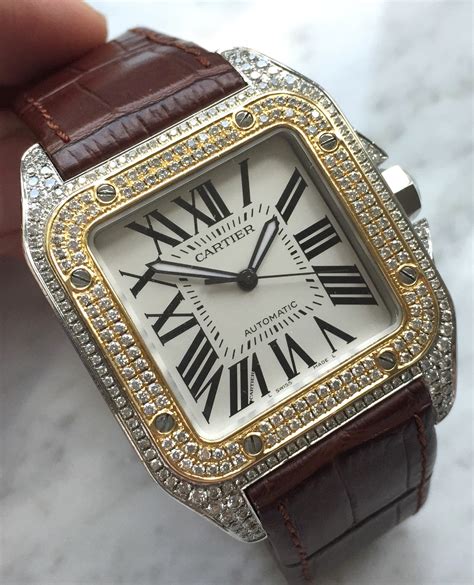 santos cartier medium|cartier santos 100 xl diamond.